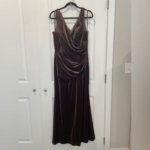 Dusty Purple Dawson Velvet Gown from Revelry